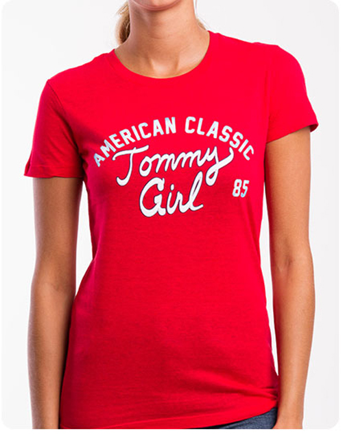 Tommy Girl American Classic Tee Red Hook of the Day