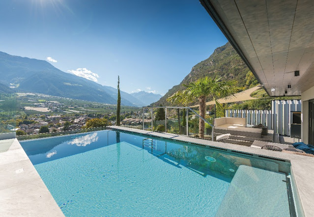 hotel con piscina esterna riscaldata montagna