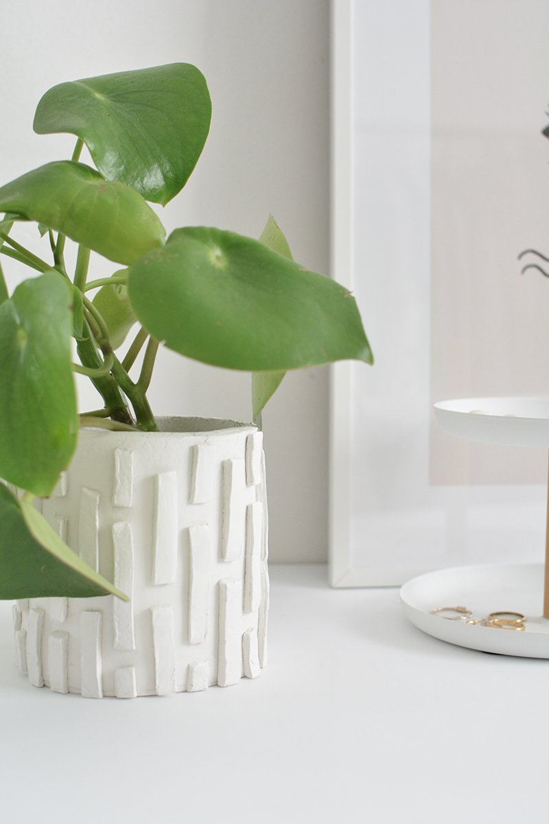DIY textured clay planter — Caroline Burke Burkatron