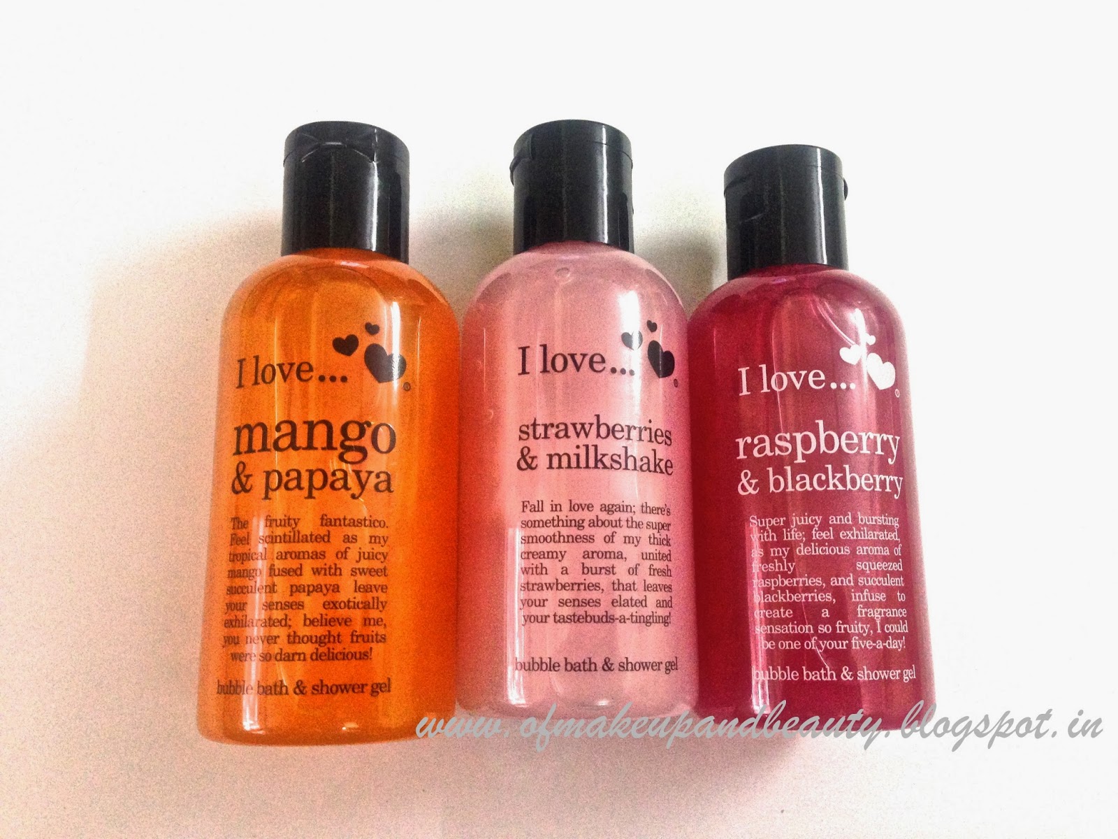 I Love... Shower Gels and Face Masks Haul