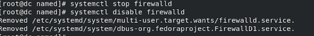 Disable firewall with systemctl command