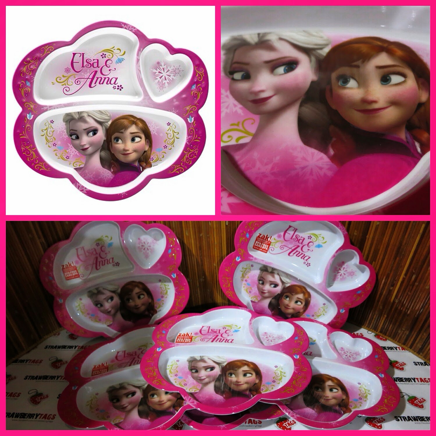 StrawBerry TaGs Disney Frozen Stuffs (Part 1) From Zak!