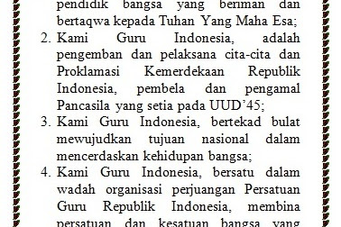 Ikrar Guru Republik Indonesia