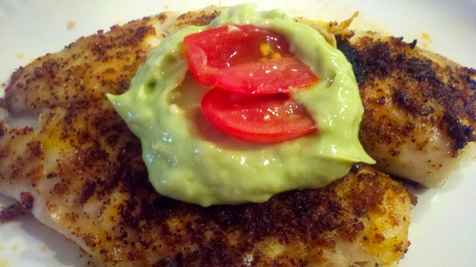 Call Me Mrs. Rapp Blackened Tilapia with Avocado Aioli