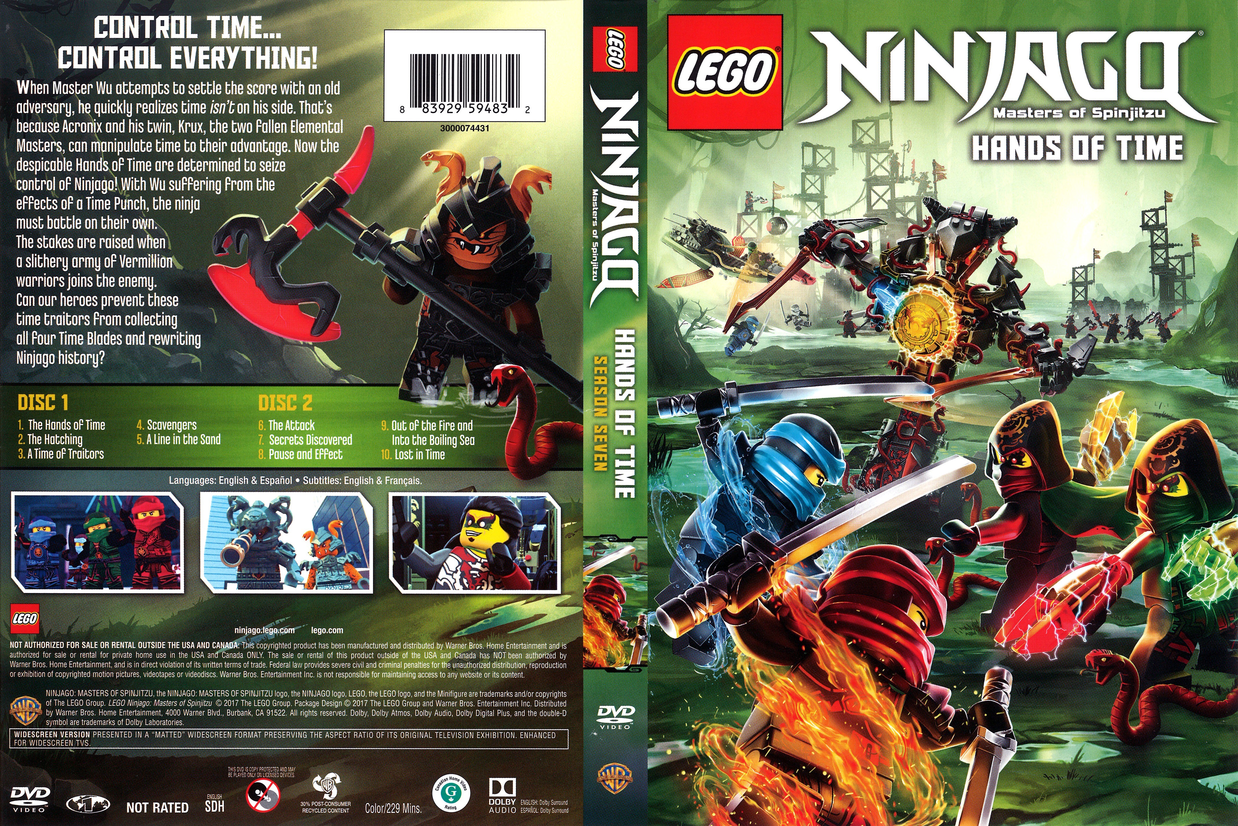LEGO Ninjago Masters of Spinkitzu Season 7 Hands of Time ...