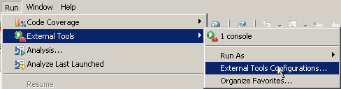 IT Tips: Eclipse - External Tools