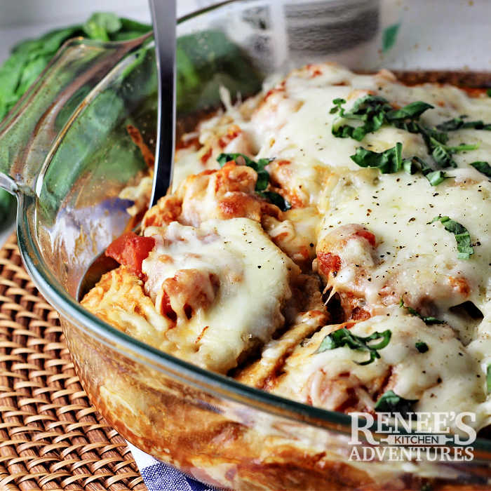 Easy Baked Eggplant Parmesan Casserole Recipe Renee's Kitchen Adventures