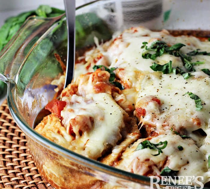 Easy Baked Eggplant Parmesan Casserole Recipe Renee's Kitchen Adventures