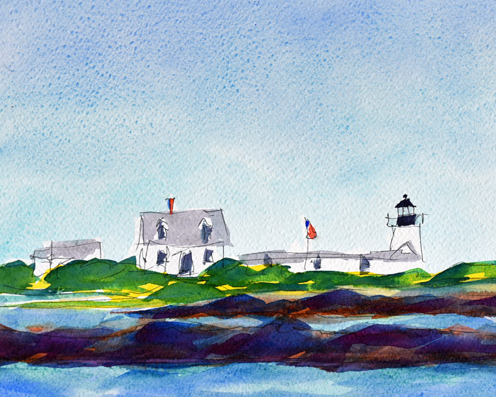 The Art of Bruce Goat Island Light PM