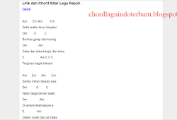 Chord Gitar Lagu Opick Chord Walls