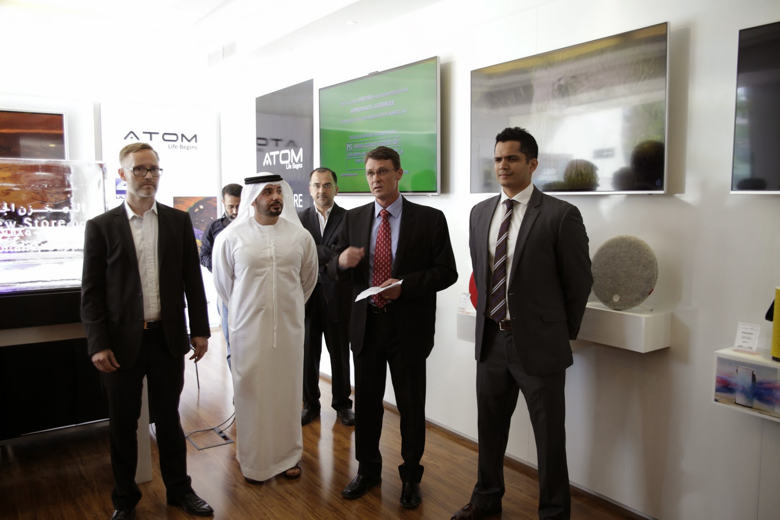 Atom Technologies Dubai showroom launch