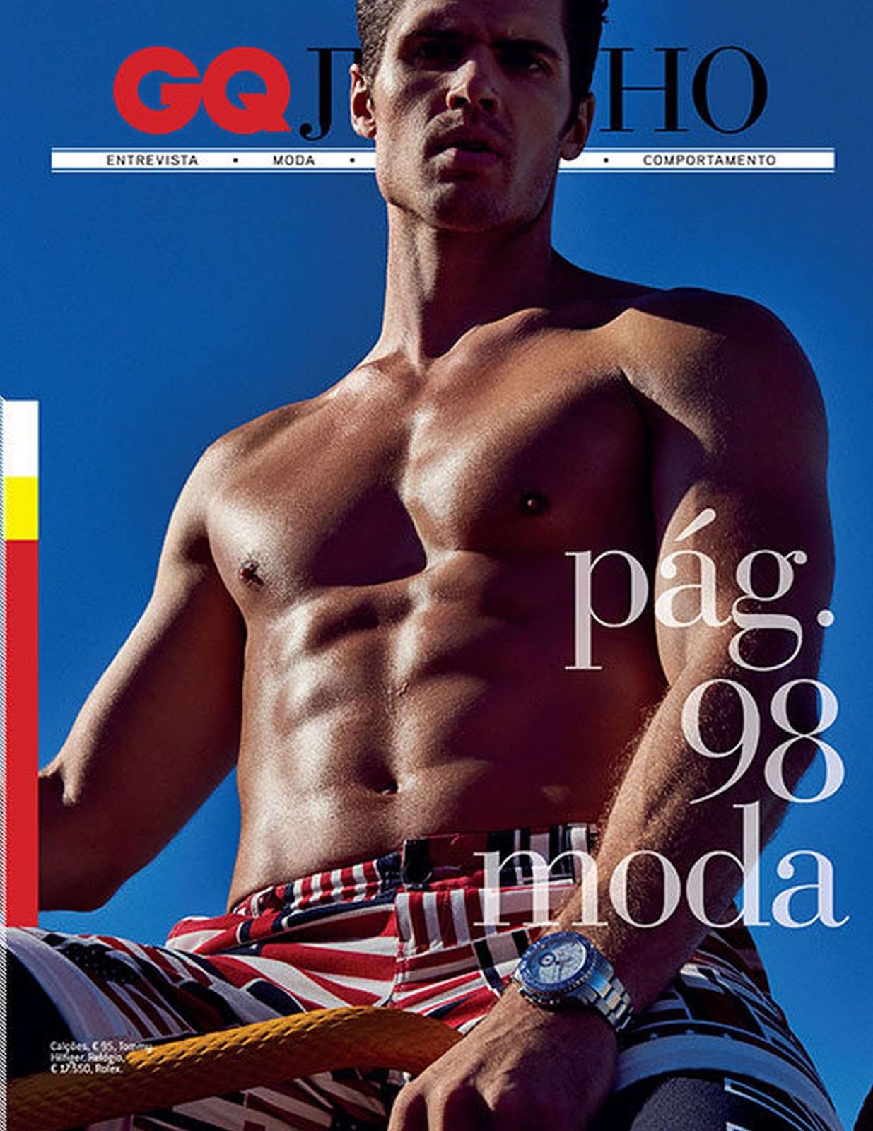 Brian Shimansky muestra los mejores looks para la playa en páginas de