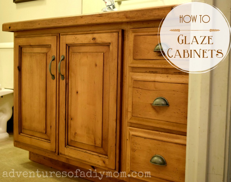 Hutch Makeover Using A Gel Stain Glaze Adventures Of A Diy Mom