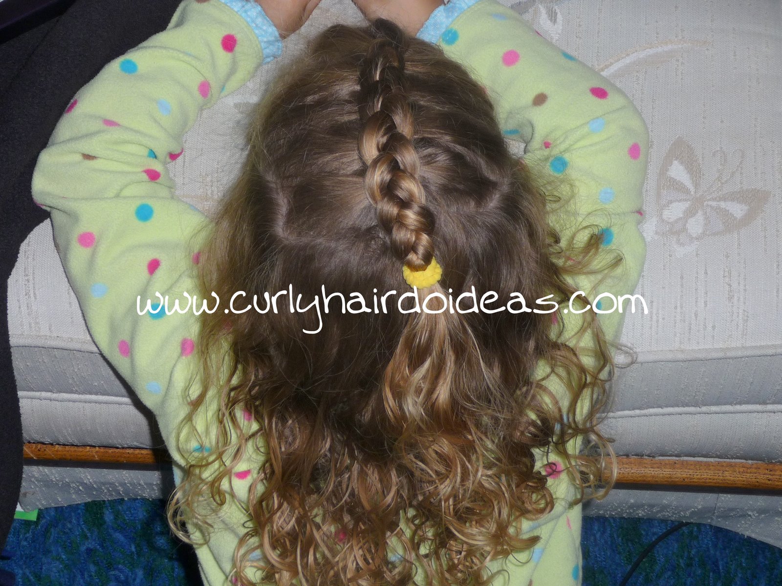 Hairstyle for Toddlers with Curly Hair