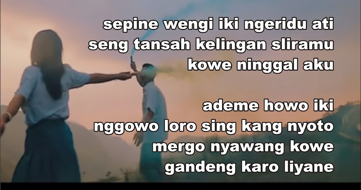 Lirik Lagu Banyuwangi Terbaru Tak Ikhlasno Happy Asmara