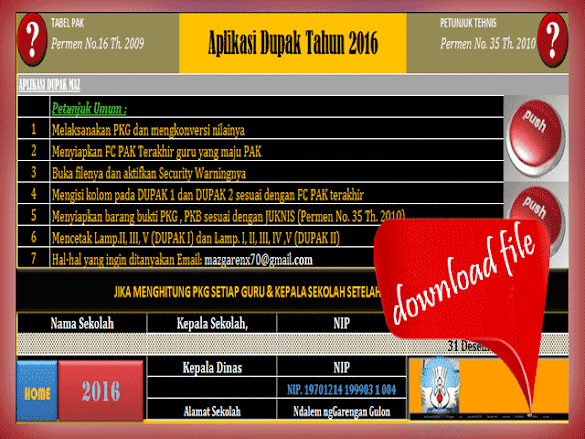 Download Aplikasi Dupak Usang Dan Gres  Lengkap Dengan 4 Masa Evaluasi