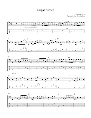 Carl Radle Freddie King Eric Clapton bass transcription