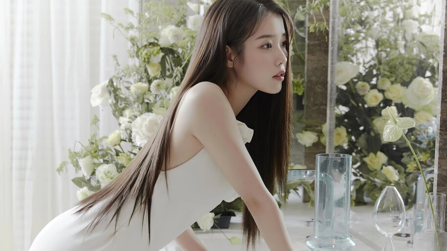 #8.2998, IU, K-Pop, Girl, 4K Wallpaper