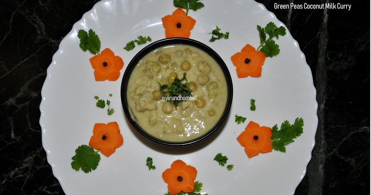 Green Peas Coconut Milk Curry Side dish for Aapam and Idiyappam