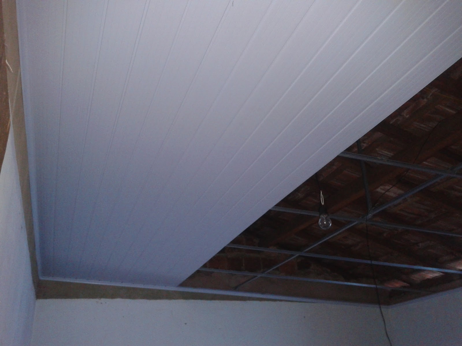 PJ FORROS: estrutura para forro de PVC