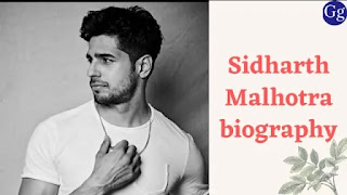 actor sidharth malhotra biography hindi