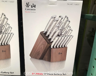 Make food prep and cooking easier with the Cangshan German Steel 17pc Knife Block Set