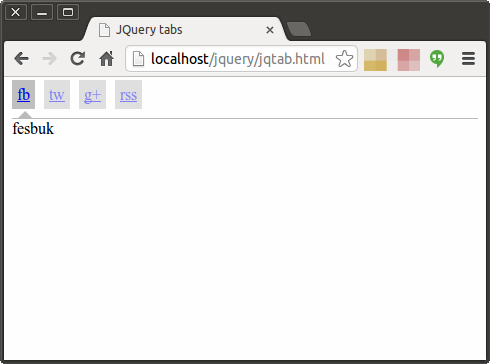 penampakan jQuery tab penampakan jQuery tab