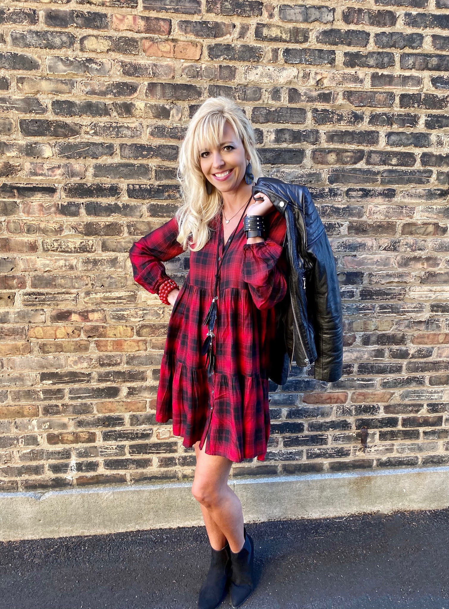 buffalo print dresses