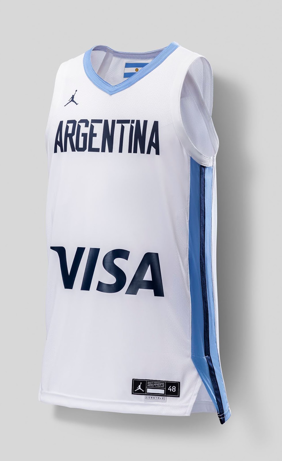 Camiseta 2da. Equipación Selección Argentina de Basquetbol