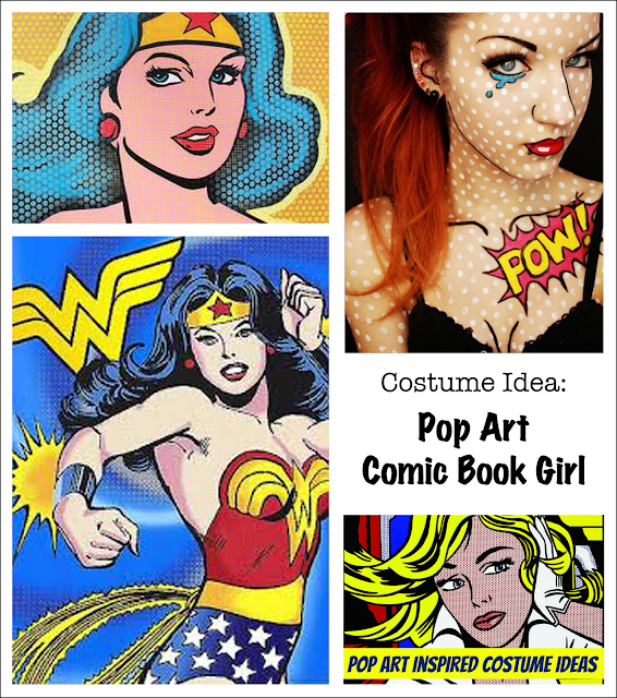 living with ThreeMoonBabies | costume idea: A Pop Art Comic Book Girl