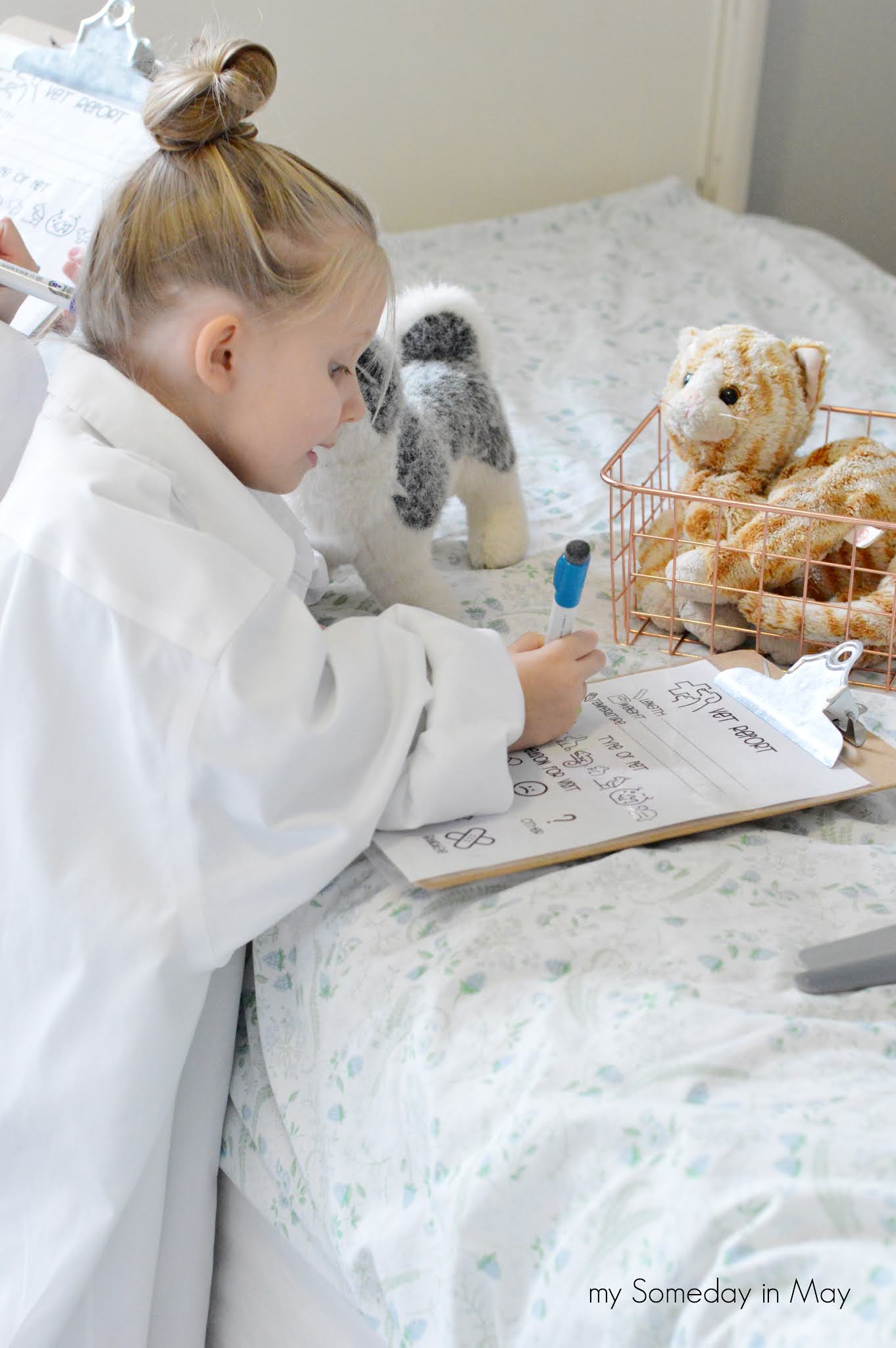 Vet Pretend Play Printable - My Someday in May