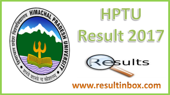 HPTU Result 2017 HPTU Result