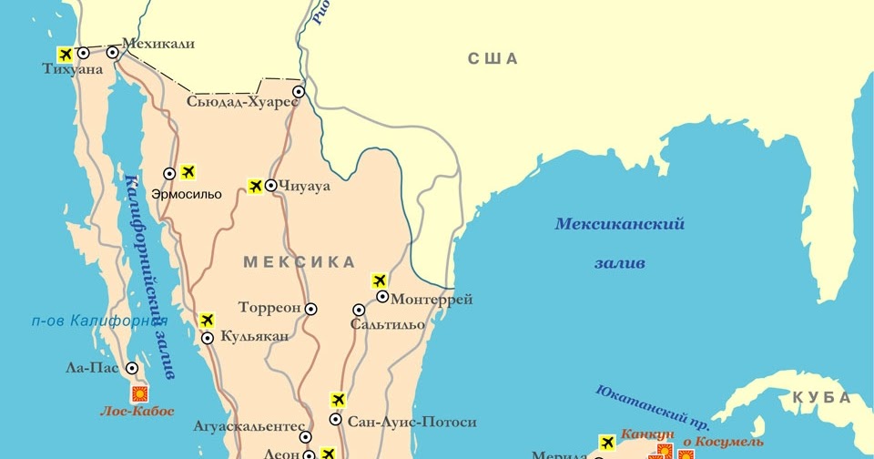 Где находится калифорнийский залив карта