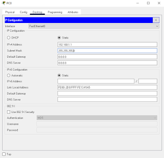 cara menambahkan alamat ip address di cisco packet tracer terbaru