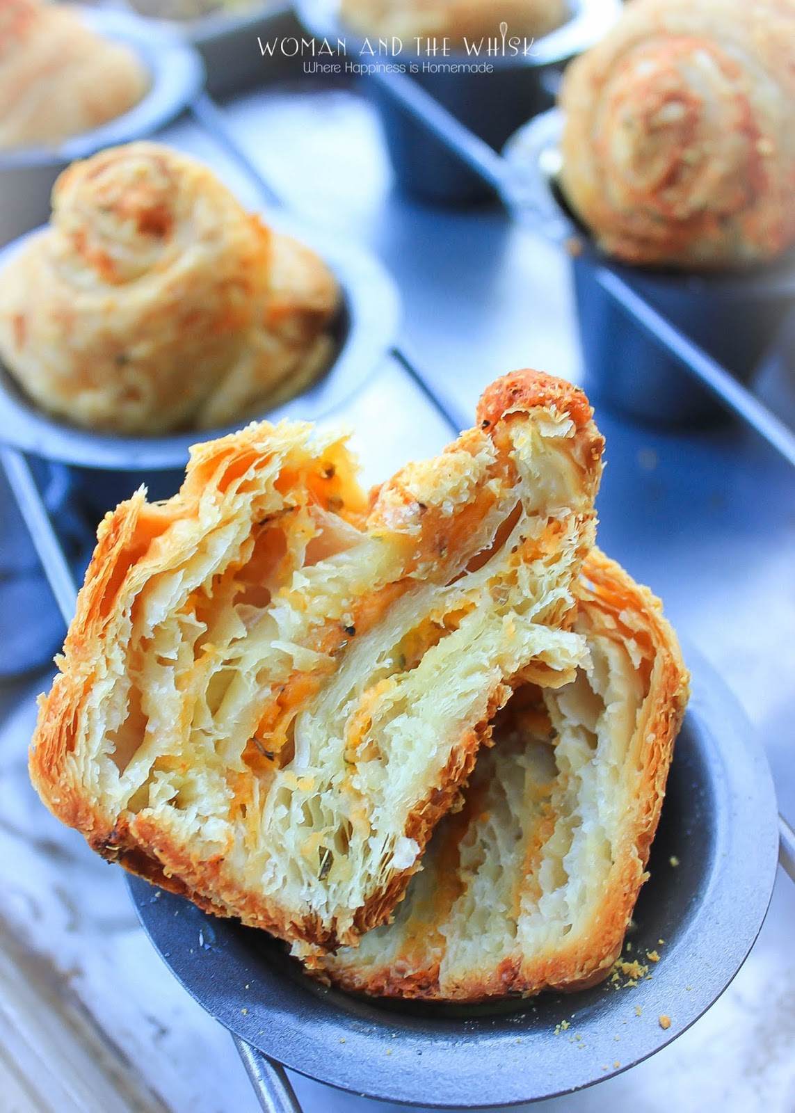 Woman and the Whisk Cheddar Cheese Puffs