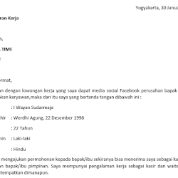 Cara Membuat Cv Lamaran Kerja Untuk Lamar Kerja Di
