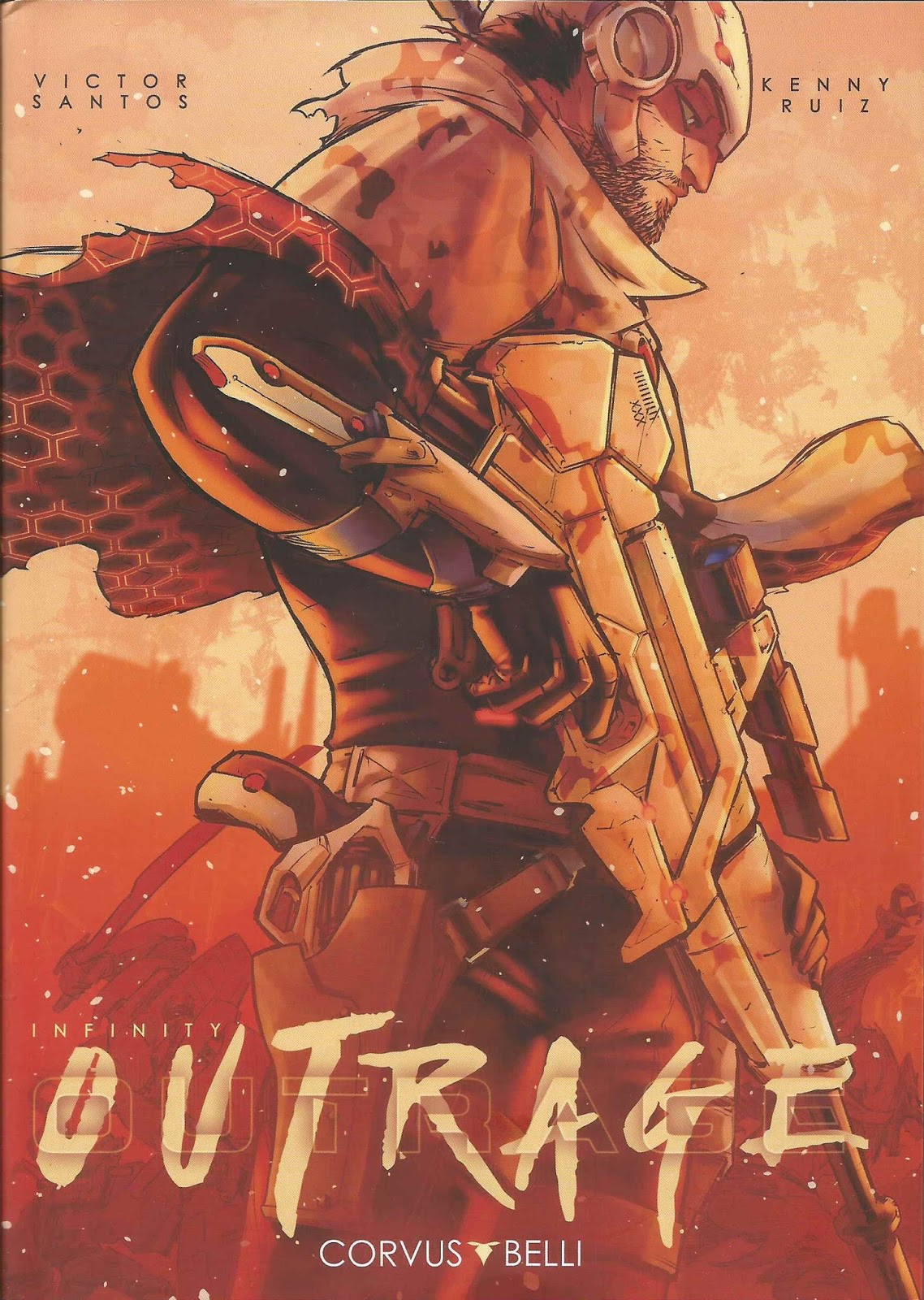 LOS MIL Y UN ORIGINALES: Sketch de Outrage, por Víctor Santos