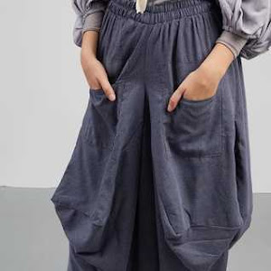 Celana Kulot Unique Rampel In Blue Misty