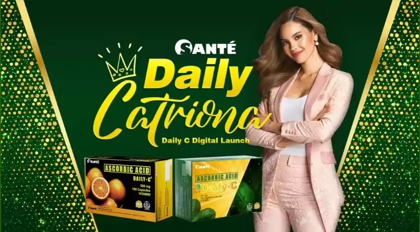 Catriona Gray as new Brand Ambassador for Santé Daily C Catriona Gray - Santé Daily C