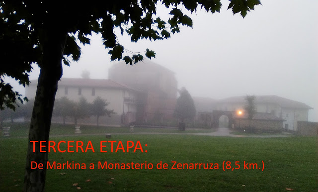 Etapa de Markina Zenarruza en el tramo de Zumaya a Bilbao. Camino del Norte
