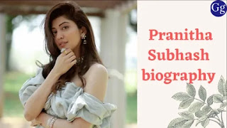 actress pranitha subhash biography hindi