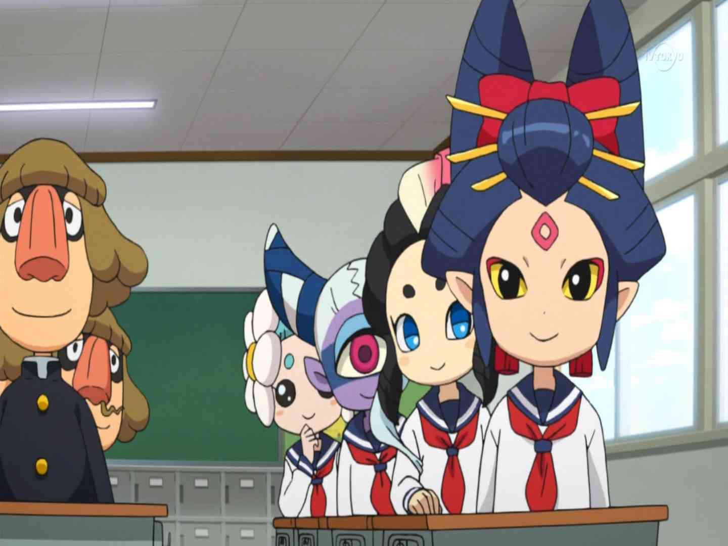 Anime Impression: 妖怪ウォッチ 第108話「3年Y組ニャンパチ先生 ドキドキ学園／魔の5年1組～グレるりん 夕陽に死す!!～」