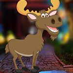 Play Games4King -  G4K Cheerful Moose Escape