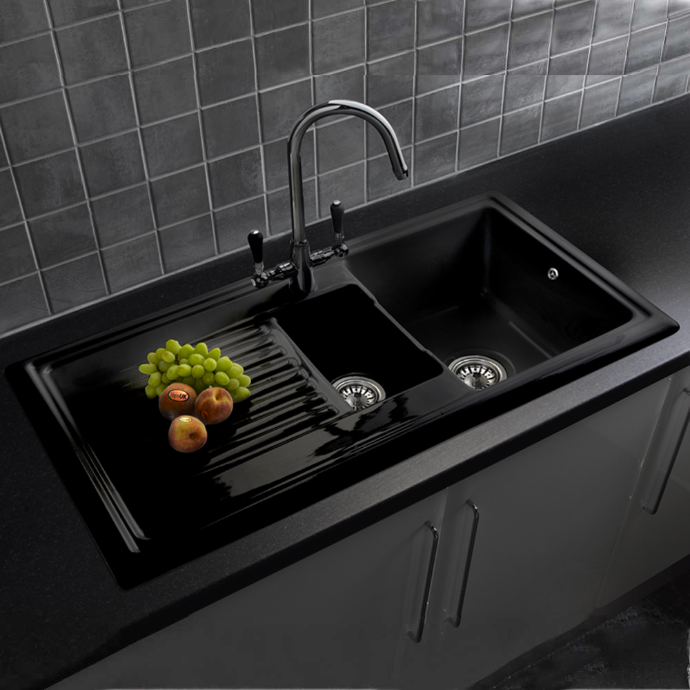 Stylish Black Kitchen Sink - Decor Units