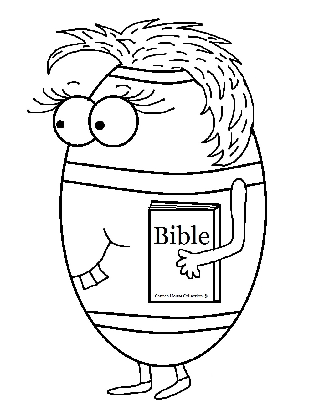Church House Collection Blog: Easter Egg Bible Card Craft For Sunday School