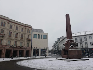 Памятник Карлу Великому - конституционный столп, Карлсруэ, Баден-Вюртемберг