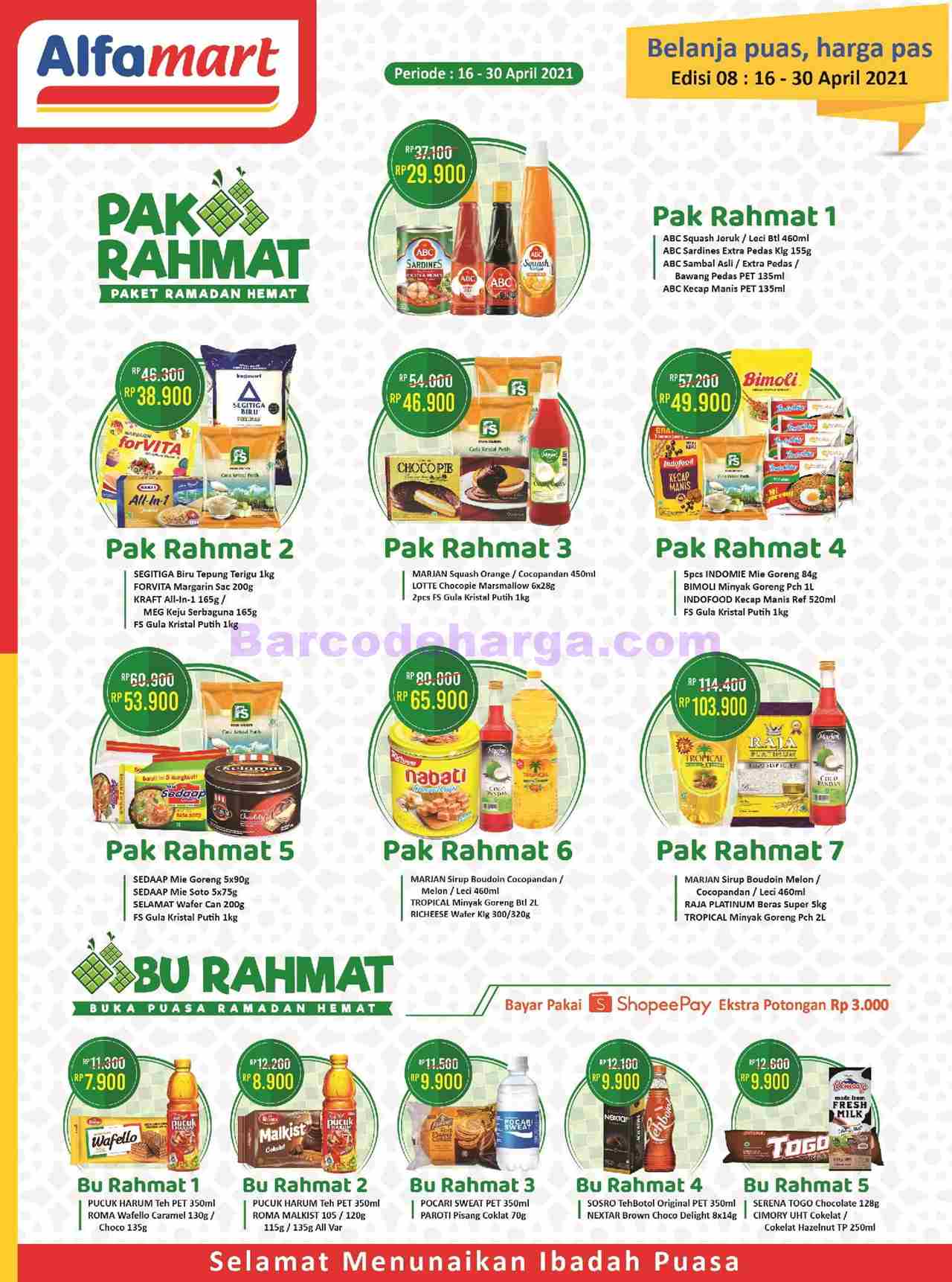 Katalog Promo Alfamart Terbaru 16 30 April 2021 Barcodeharga Harga Promo Alfamart Indomaret Giant Hypermart Superindo Lottemart Carrefour
