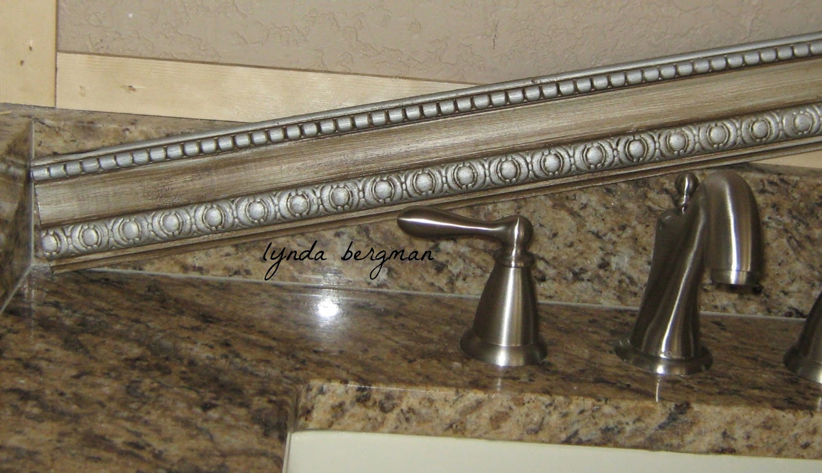 LYNDA BERGMAN DECORATIVE ARTISAN PAINTING MIRROR MOLDING FOR DEBBIE'S