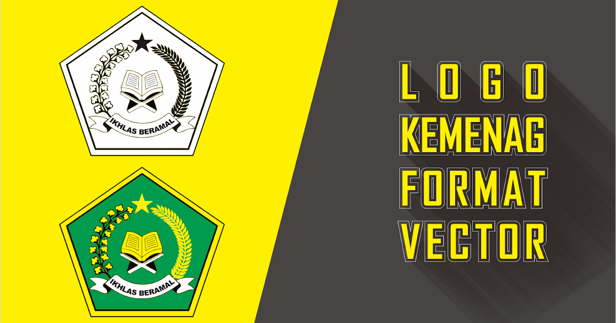 Logo KEMENAG Format Vector CorelDRAW | EPS | PNG | PDF - Belajar CorelDRAW