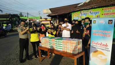 CPP Peduli Bagikan 260 Box Nasi